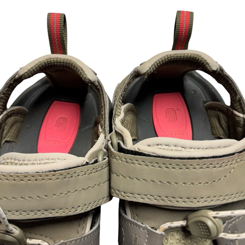 Teva Olive Green and Coral Outdoor Sandals - Picture 7 of 13